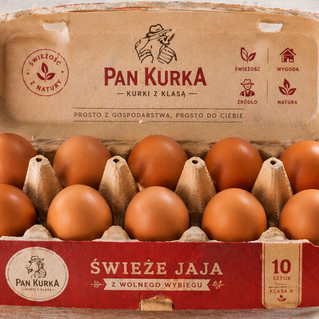 Jajka wiejskie klasa 1 - świeże i zdrowe
